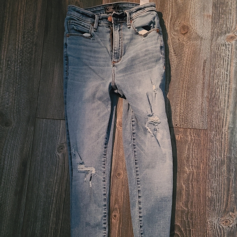 Abercrombie curve love super skinny jeans